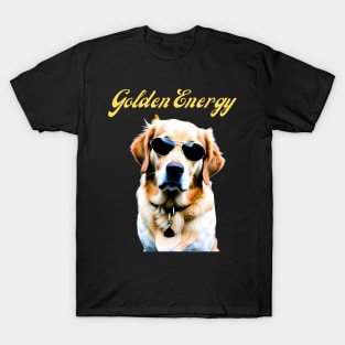 Golden Energy-Funny Golden Retriever T-Shirt